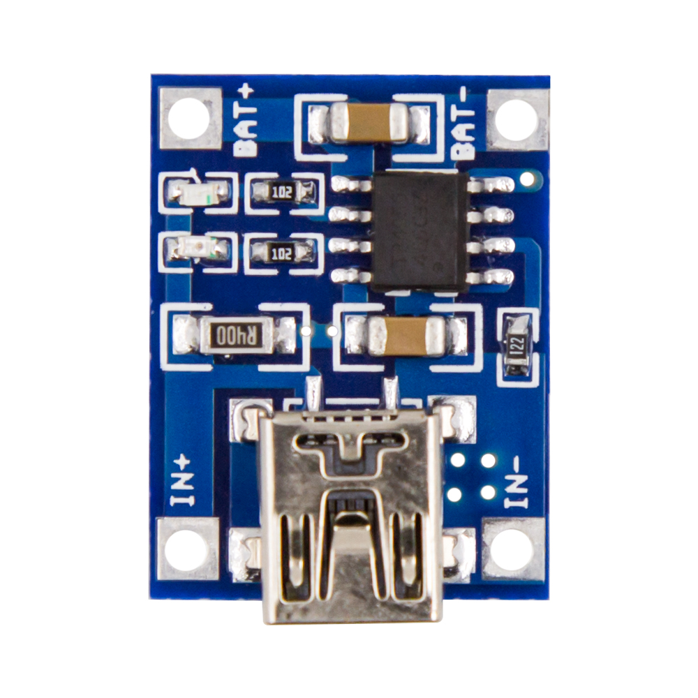 Модуль заряда аккумулятора TP4056 Mini USB 1А